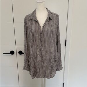 FP One Black and White Striped Women's Tunic
